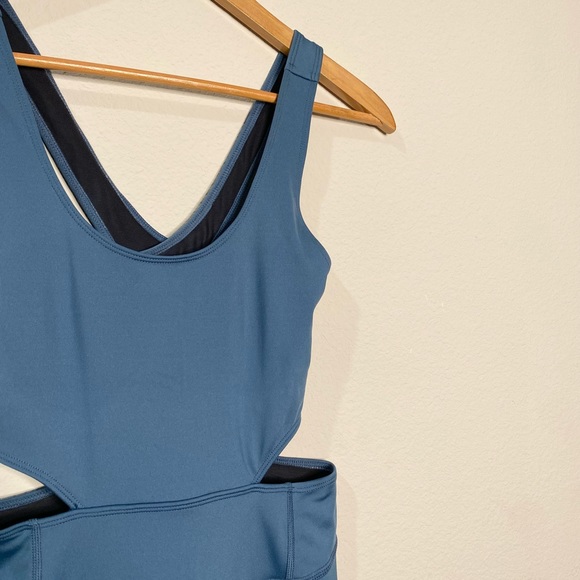 Free People FP Movement Back It Up Onesie in High Tide Blue - Picture 10 of 10